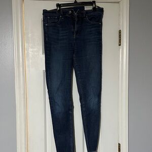 rag & bone Dark Blue Skinny Jeans